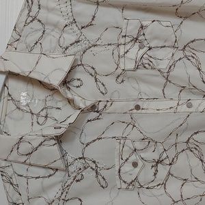 Rock 47 by Wrangler lightweight long sleeve snap front Western blouse